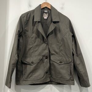 Filson Field Ranger Unlined Jacket in Olive Green Pockets Size M
